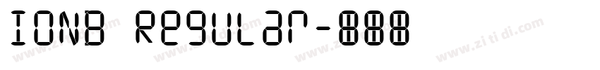 IONB Regular字体转换